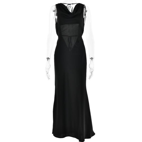 Evening Lace Up Long Dress - Image 5