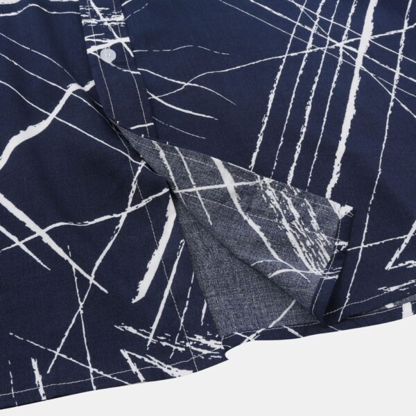 Men's Shirt Short Sleeve Lapel Check Print - Image 8