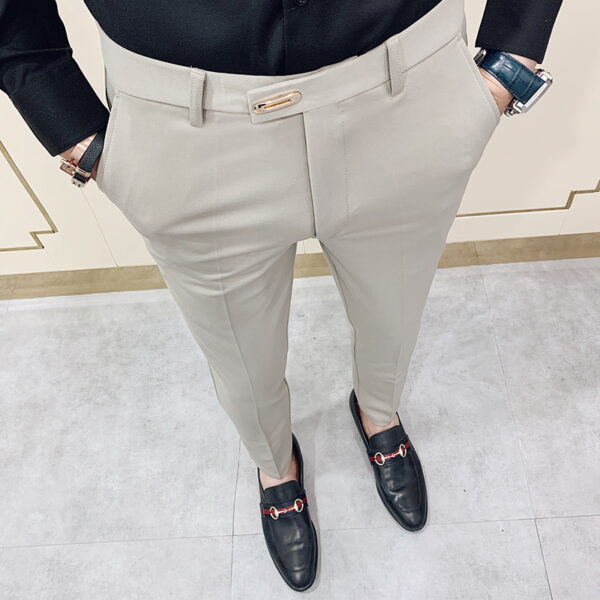 Men's tight suit pants - Image 9