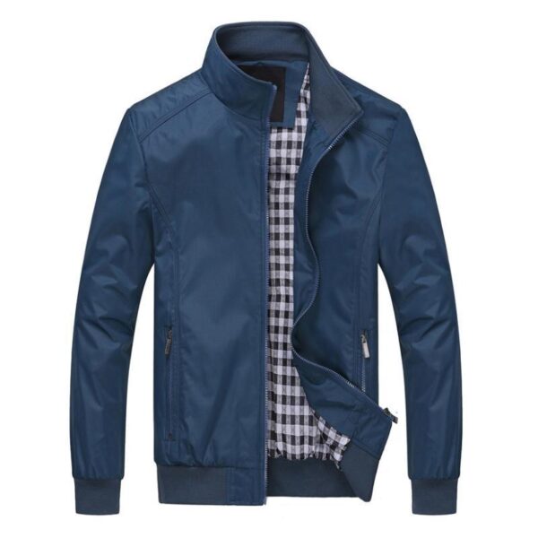 Men Overcoat Bomber Jackets - Image 4