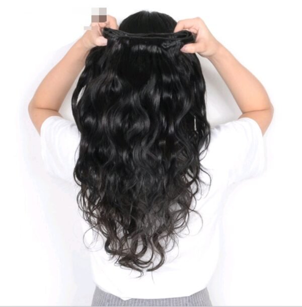 Real hair wig, hair styling hair extension - Image 4