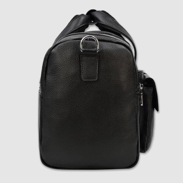 New Leather Men's Hand-Held Large-Capacity Short-Distance Travel Bag - Image 4