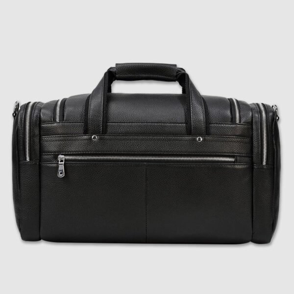 New Leather Men's Hand-Held Large-Capacity Short-Distance Travel Bag - Image 6