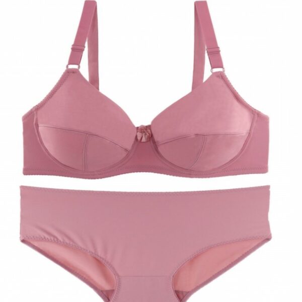 Ultra-thin Bra Suits Fat Lady Briefs Set - Image 2