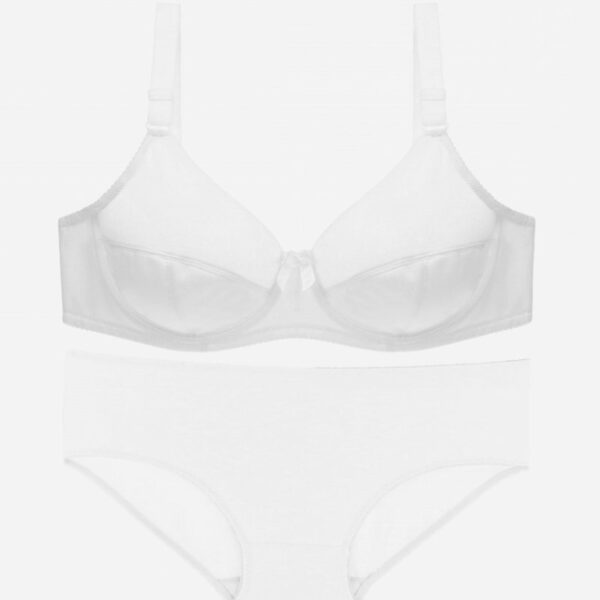 Ultra-thin Bra Suits Fat Lady Briefs Set - Image 3