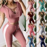 New Women's Solid Color Sports And Leisure Suits