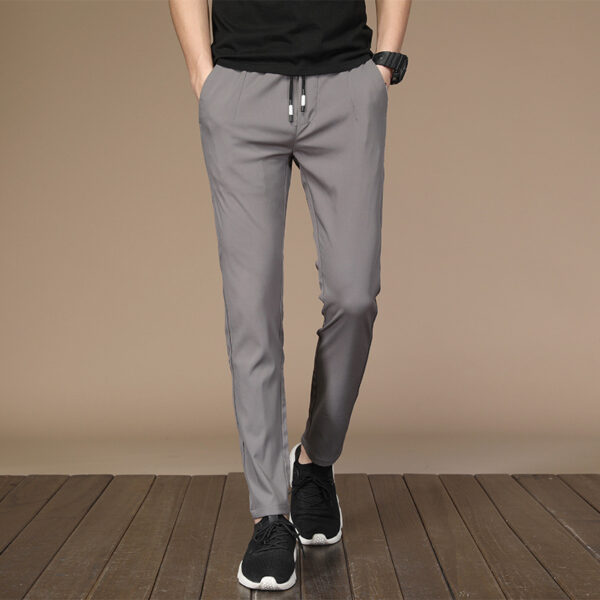 Summer New Ice Silk Casual Pants Men - Image 5
