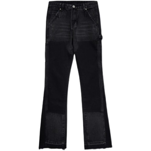 Men's High Street Retro Vintage Vibe Style Micro Horn Jeans - Image 2