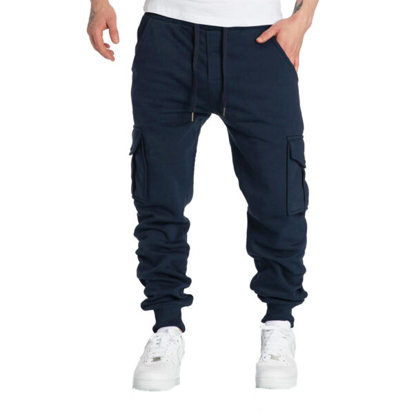 Men's Casual Working Multi-pocket Pants Exercise Casual Pants - Image 3