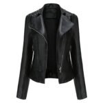 Leather Jacket Slim Thin Small Coat
