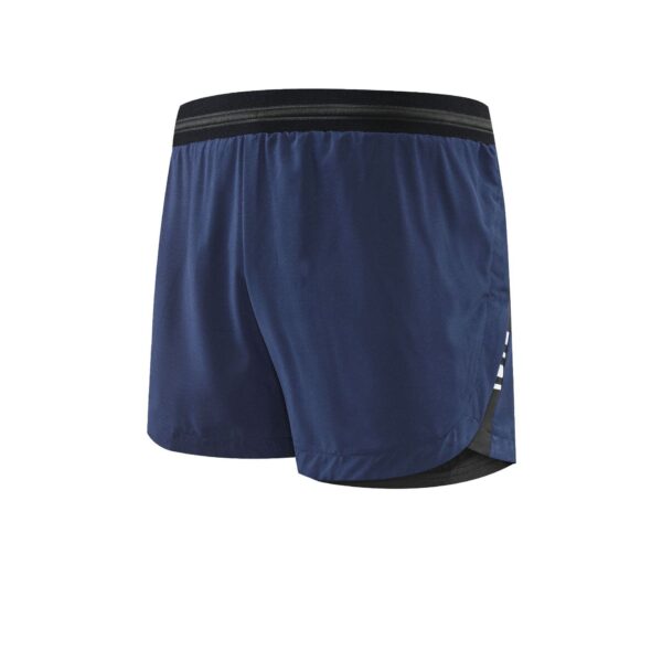 Breathable Safety Fake Two-piece Double-layer Sports Shorts - Image 5