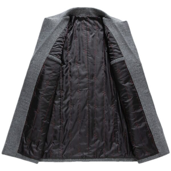 Woolen Woolen Coat Men's Autumn Winter Business In Britain - Image 4