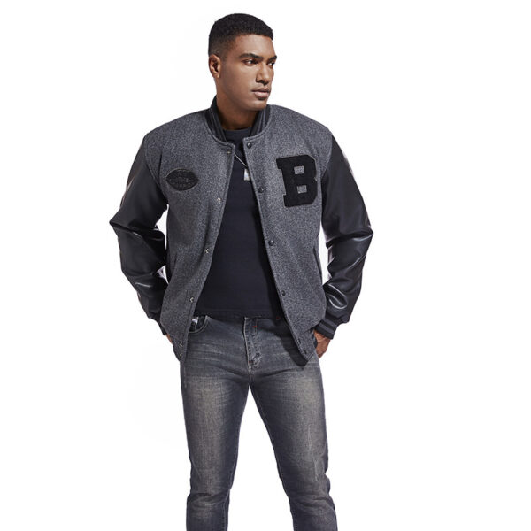 Jacket Casual Embroidery Stitching - Image 6