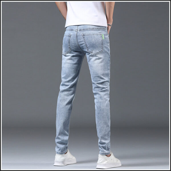 Thin Men's Slim Fit Ripped Leisure Trousers - Image 5