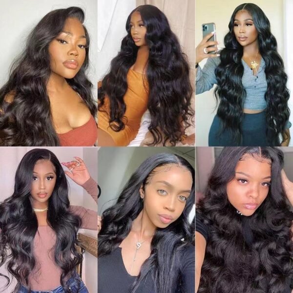Wig European And American Lace Wigs Chemical Fiber Headgear Front Lace Long Roll - Image 4