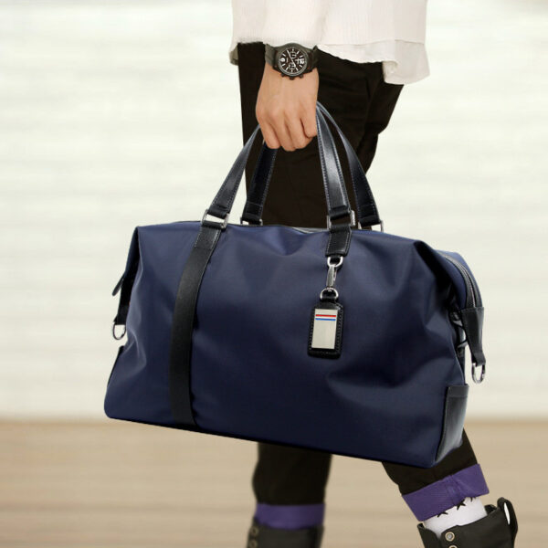Folding Korean duffle bag outdoor men's bag - Image 5