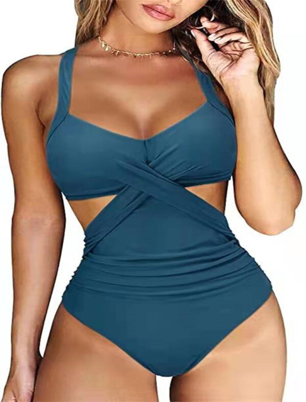 Multicolor Split Bikini Ladies Swimwear - Image 6