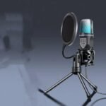 Clear Full RGB Capacitor Esports Gaming Desktop Microphone Computer