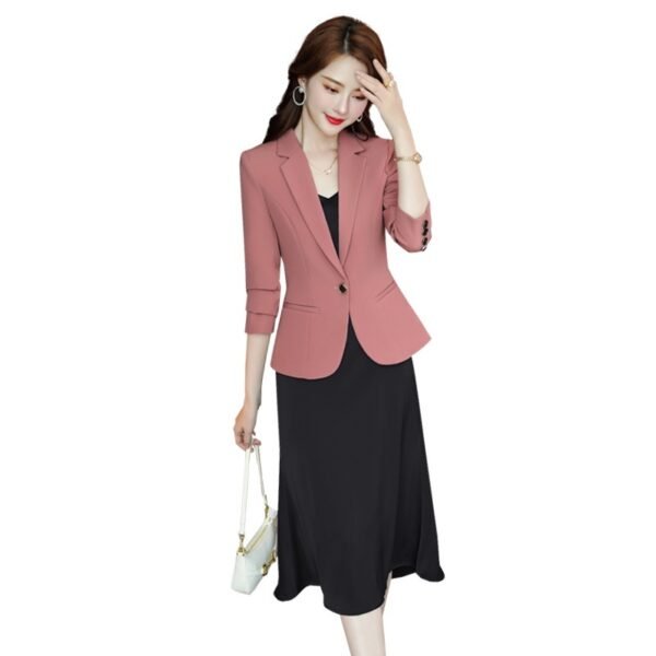 Casual Slim Fit Waist-tight Spring And Autumn Black Small - Image 5