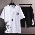 Printed Fashion Trendy Slim Fit Plus Two-piece Set