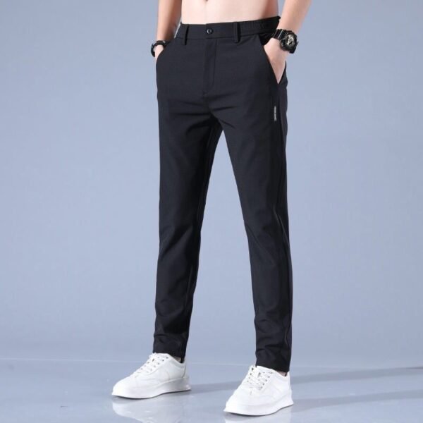 Casual Trousers Men's Loose Ice Silk Quick-drying - Image 2