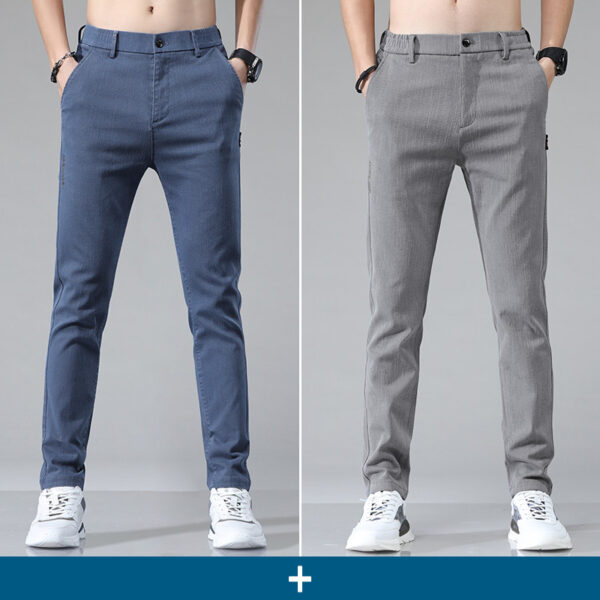 Men's Fashion Loose Straight Casual Jeans - Image 3