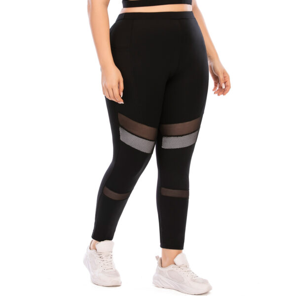 Workout Suits Plus Size Yoga Clothes Tights  Pants - Image 3