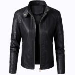 Ladies Leather Jacket Pu Leather Women Short