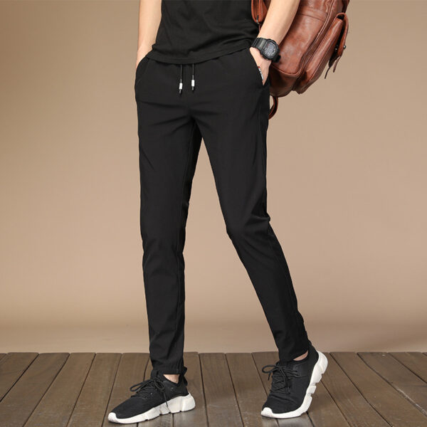 Summer New Ice Silk Casual Pants Men - Image 6