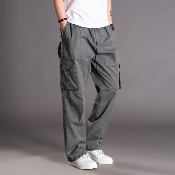 Thin Fat Pants Korean Style Loose Straight Leg - Image 8
