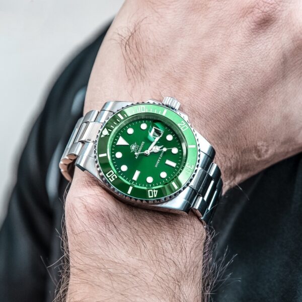 Waterproof Men's Luminous Stainless Steel Quartz Watch - Image 3