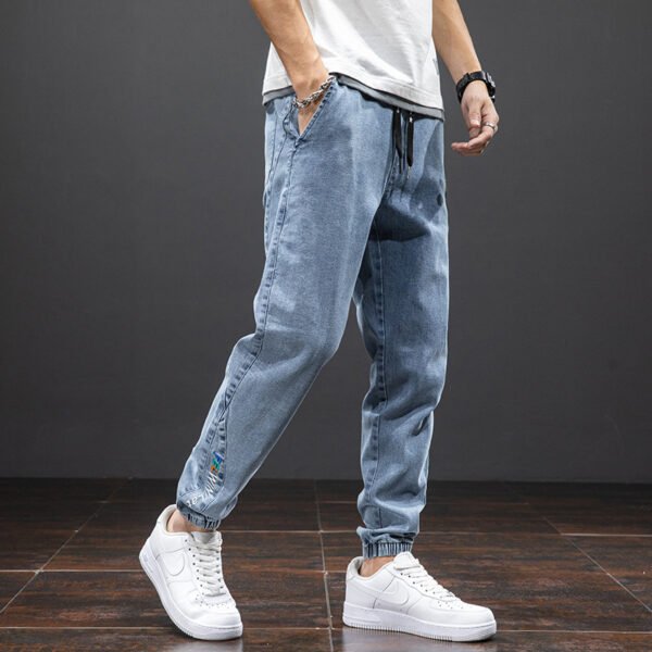 Men's Cropped Oversized Slimming Jeans - Image 2