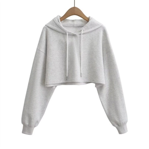 High Waist Short Personality Trendy Sweater - Image 4
