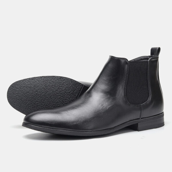 Plus Size Chelsea Boots Men's Classic Wooden Root - Image 4
