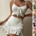 3pcs Beach Bikini With Hip-hugging