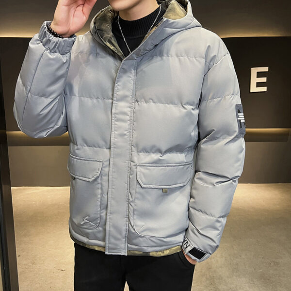 Hooded Cotton-padded Coat Men's Down - Image 2