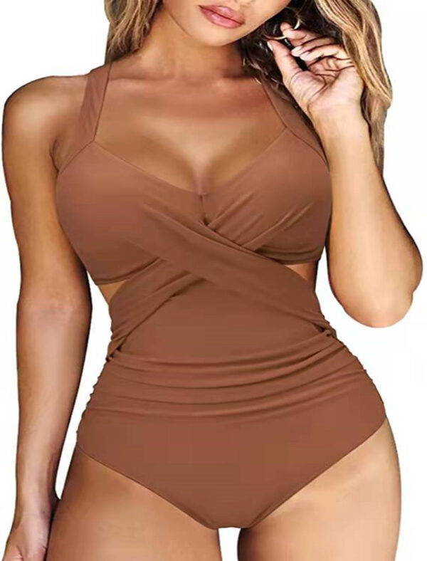 Multicolor Split Bikini Ladies Swimwear - Image 5