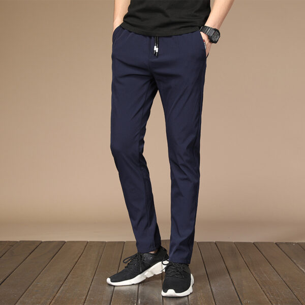 Summer New Ice Silk Casual Pants Men - Image 2