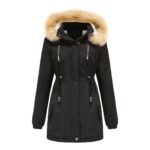 Ladies Cotton Jacket Hood And Fleece Jacket