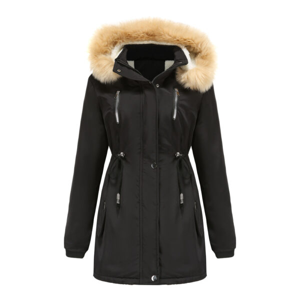 Ladies Cotton Jacket Hood And Fleece Jacket