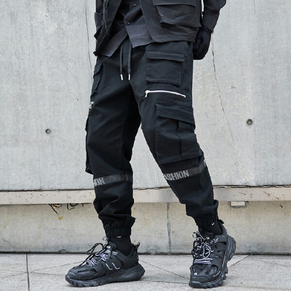 Men's Loose Plus Size Mechanical Style Trousers - Image 6