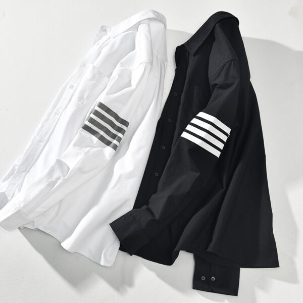 Men's Fashion Casual Polo Collar Shirt - Image 4