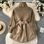 Short Sweater Vest Suit Skirt Two-piece Set