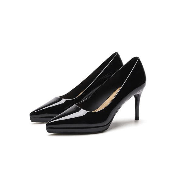 Pointed Stiletto Heel Low-cut High Heels - Image 9