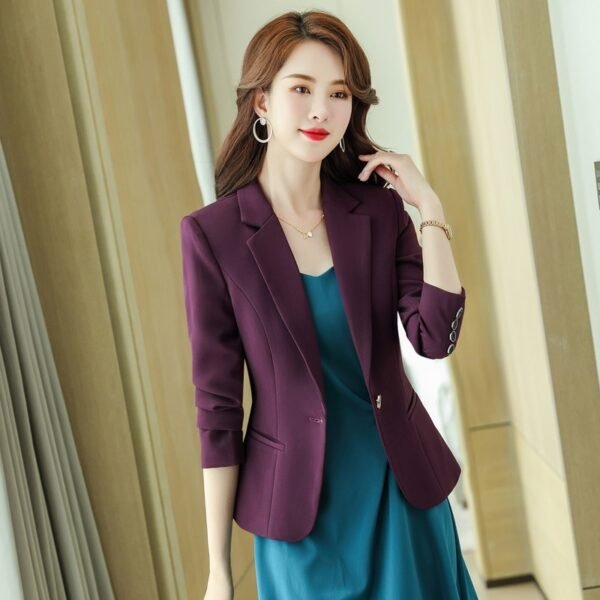 Casual Slim Fit Waist-tight Spring And Autumn Black Small - Image 3