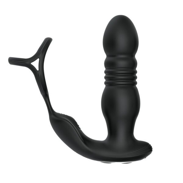Retractable Back Court Lock APP Vibrating Ring Prostate Massager - Image 6