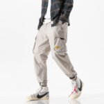 Korean Style Leggings Youth Harlan Casual Pants Men