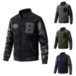 Jacket Casual Embroidery Stitching