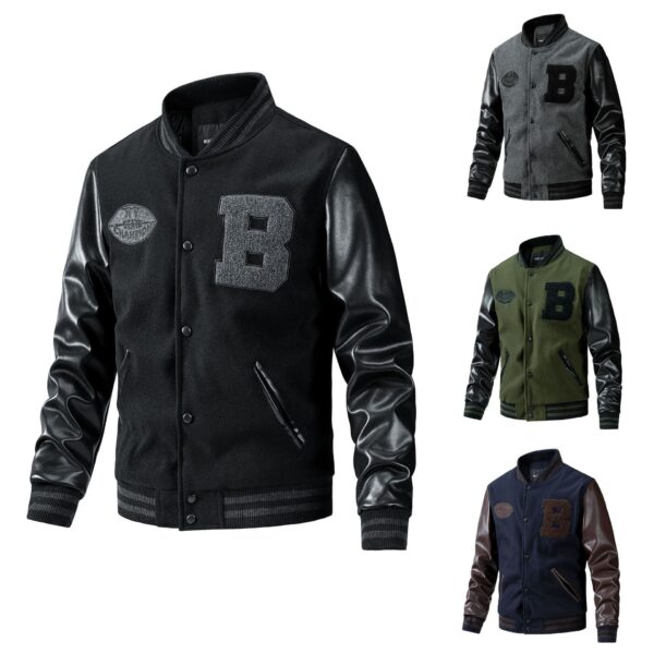 Jacket Casual Embroidery Stitching