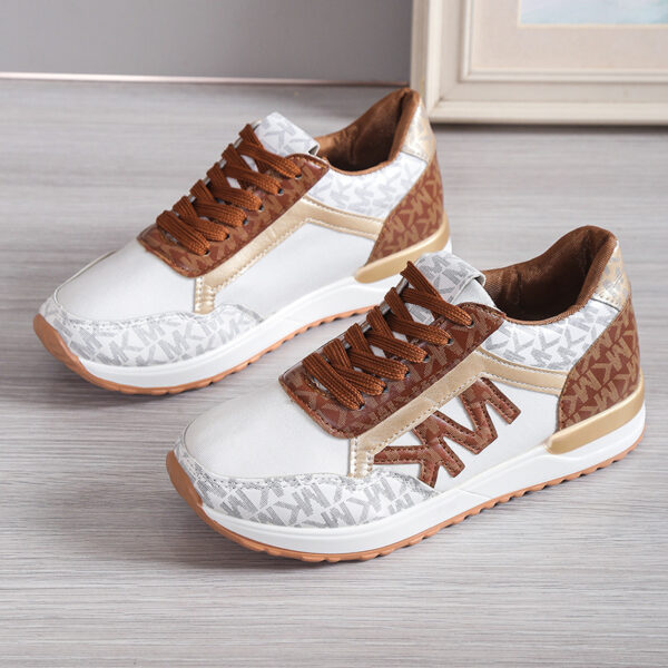 Front Lace-up Round Head Breathable Sneaker Roman Style - Image 2
